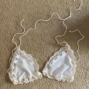 Out from Under (UO) halter tie bralette size L